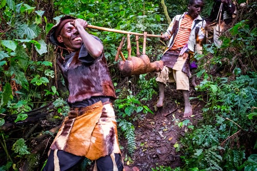 Visiting the Batwa people