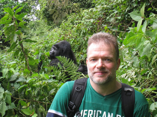 Gorilla trekking in Bwindi forest